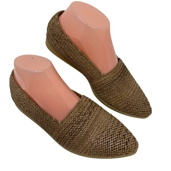 Paul Green | Shoes | Paul Green Woven Leather Loafers Tan Sz  display picture 1
